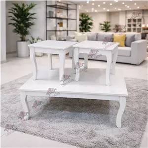 میز جلو مبلی عسلی چوبی سم آهویی مستطیل