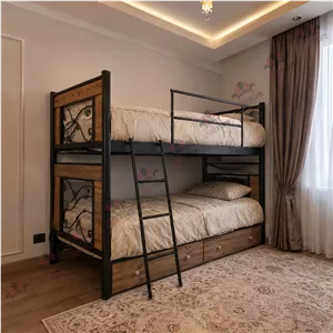 تخت خواب دو طبقه فلزی مدل ملودی