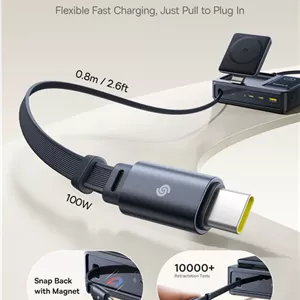 شارژر وایرلس و هاب Baseus Nomos Qi2 «گارانتی - ارسال فوری»