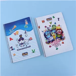 دفتر زبان 4 خط 50 برگ پیک فدک طرح کرومی کد 044