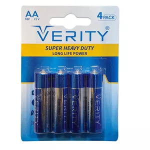 باتری قلمی وریتی مدل SUPER HEAVY DUTY-4PCS بسته چهار عددی