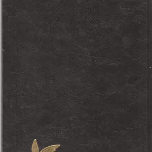 دفتر 100 برگ پیک فدک مدل مشکی رقعی طرح Note book کد 028