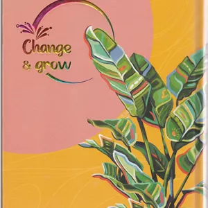 دفتر 160 برگ پیک فدک مدل V416 وزیری طرح change & grow کد 026
