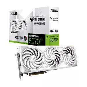 ASUS TUF Gaming GeForce RTX 5070 Ti White 16GB GDDR7 OC Edition Graphics Card
