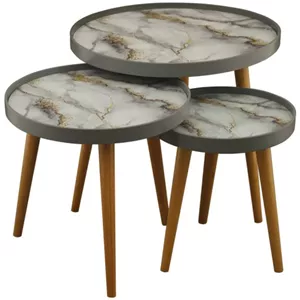 میز عسلی سه تکه ALMA مدل T-731-FOGGIA