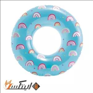 حلقه شنا بادی قطر 81 اینتکس مدل قلب رنگی