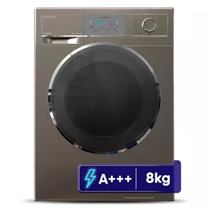 ماشین لباسشویی 8 کیلوگرم اتوماتیک دوو مدل LM-830S - نقره ای