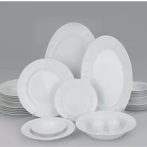 سرویس چینی زرین 29 پارچه نئوکلاسیک سفید درجه یک