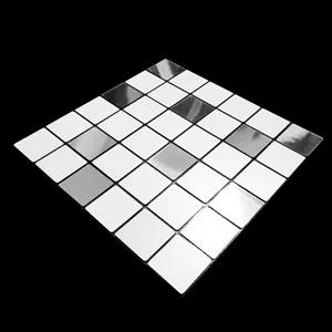 بین کابینتی مربعی سفید نقره ای S364