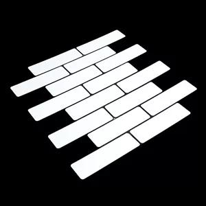 بین کابینتی طرح آجری بند دار سفید B161B