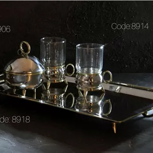 قندان استیل برنج نیوسان مدل ونیتی (VANITY) کد 8906