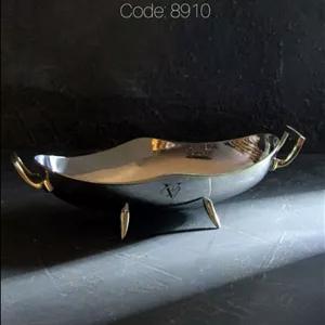 میوه خوری پایه دار استیل برنج نیوسان مدل ونیتی (VANITY ) کد 8910 