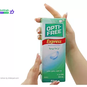 محلول شستشوی لنز اپتی فری اکسپرس آلکن