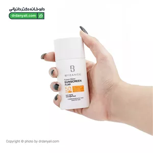فلوئید ضد آفتاب پوست چرب SPF50 بیزانس 50 میلی لیتر