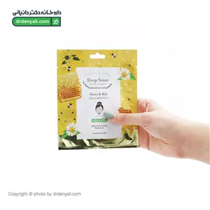 ماسک ورقه ای شیر و عسل دیپ سنس 25 میلی لیتر