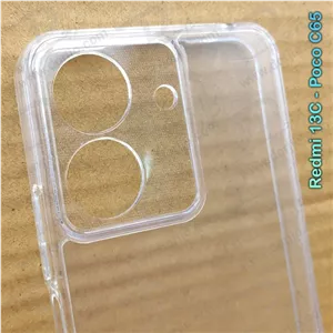 کریستال کاور تمام شفاف Xiaomi Poco C65