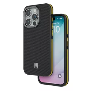 گارد فیبر کربنی مگنتی iPhone 15 Pro Max مارک LEVELO مدل Ox Carbon