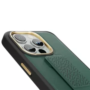گارد Grip استند چرمی متال کمرا iPhone 15 Pro Max مارک LEVELO