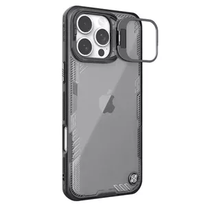 گارد کریستالی استند دار iPhone 16 Pro مارک نیلکین مدل Iceblade Prop Frame