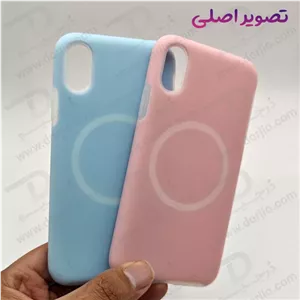 گارد سیلیکونی دو لایه مگ سیف اورجینال iPhone XS