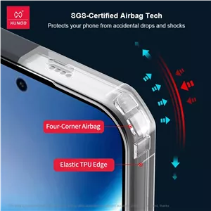کریستال شیلد شفاف Redmi Note 15 4G-5G مارک XUNDD سری Beatle