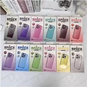 کریستال کاور دولایه ژله ای رنگی Samsung Galaxy S24 FE مارک Space