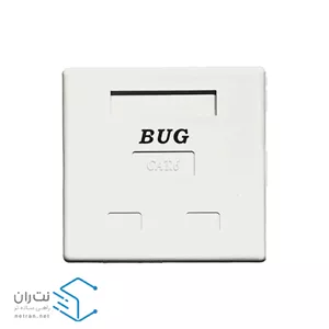 کیستون باکس باگ دو پورت Cat6 UTP