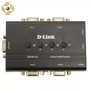 سوییچ 4 پورت KVM USB دی-لینک مدل DKVM‎-4U