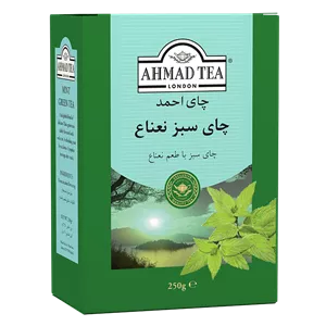 چای سبز نعناع 250 گرمی احمد