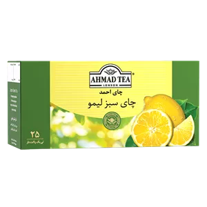چای سبز کیسه ای احمد- بسته ی 25 عددی لیمو