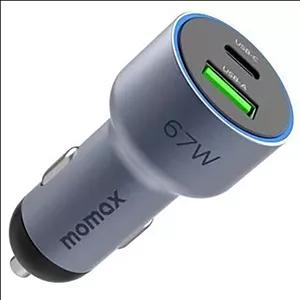 شارژر فندکی فست شارژ ماشین تایپ سی و یو‌اس‌بی 67 وات مومکس UC16