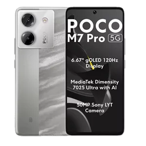 گوشی شیائومی Poco M7 Pro حافظه 256 گیگابایت و رم 12 گیگابایت 5G