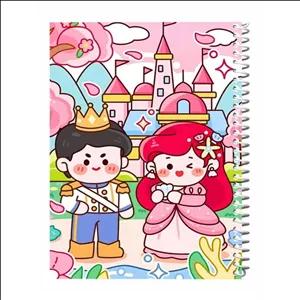 دفتر نقاشی گلپر طرح کیوت گرل 05