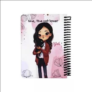 دفتر یادداشت A6 دات نوت سری دختران طرح 03