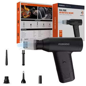 جارو شارژی مکنده و دمنده پرودو مدل Porodo dual mode air duster &vacuum LFS179