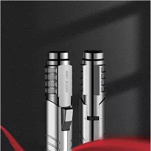 فندک اتمی ضد باد گرین لاین مدل Green Lion jet Flame wind proof Lighter GTL-50