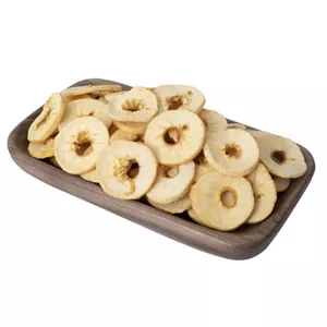 سیب خشک ساده کد F121 (100گرم بسته بندی)