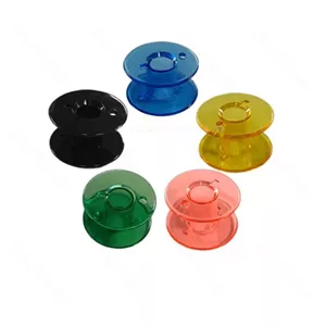 ماسوره رنگی پلاستیکی چرخ ژانومه (بسته 50 عددی)