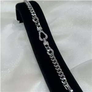 دستبند زنانه ژوپینگ طرح کارتیر امگا