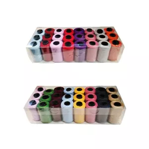 قرقره نخ سردوز رنگی نخ استرچ (16 رنگ 48 عددی)