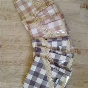 رومیزی دور حاشیه طرح چهارخانه (1 در 1.5 متری)