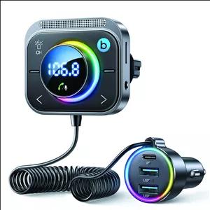 شارژر فندکی 48 وات و فرستنده بلوتوث خودرو JOYROOM JR-CL18