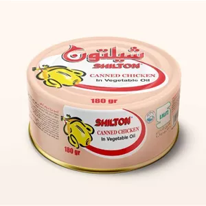 کنسرو شیلتون مرغ در روغن گیاهی 180 گرمی کلید دار (24عددی)