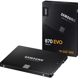 اس اس دی سامسونگ ظرفیت 500 گیگ مدل SAMSUNG 870 EVO 500GB (آکبند-گارانتی الماس تا مورخ 1405/09/24)