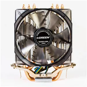 خنک کننده پردازنده GREEN NOTUS 200 PWM (استوک - فقط با استفاده از پایه های رو مادربردهای AM4 قابل استفاده میباشد - یعنی فقط پایه AM4 دارد)