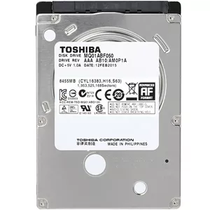 هارد لپتاپی TOSHIBA HDD 2.5 INCH 500GB (استوک-سلامت 100% - کارکرد 8 ساعت)ریفر = تعمیری