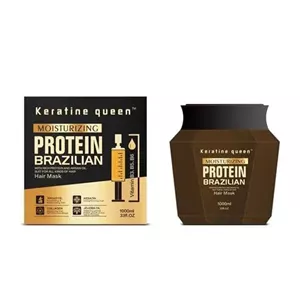 ماسک مو کراتین کویین پروتئین برزیلی Keratin Queen Brazilian Protein Hair Mask