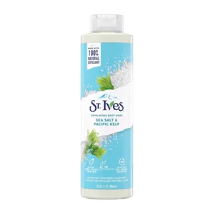 ژل شستشوی بدن لایه‌بردار سینت ایوز St.Ives Exfoliating Body Wash Sea Salt & Pacific Kelp