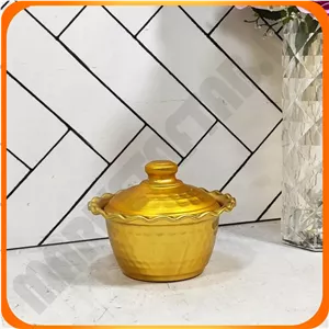 قندان چکشی بزرگ طلایی روهی شهرزاد