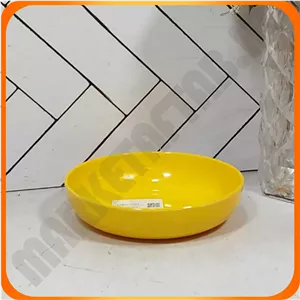 p17040 بشقاب سایز 1 (کوچک)لومینارک زرد پردیس ماهان